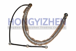 KM385T-10400-2 Топливный Шланг (Обратка) KM385T-10400-2 Fuel Return Pipe From Injector laidong
