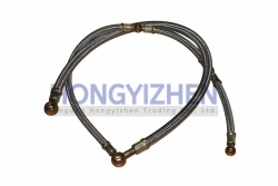 Топливный шланг (обратка) КМ385ВТ DongFeng 240/244, Jinma 240/244 Fuel hose (return) KM385BT DongFeng 240/244, Jinma 240/244 laidong