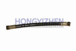 304.40A.017 Шланг высокого давления ГУР L-385 мм DongFeng 354/404 304.40A.017 High-pressure hose L-385 mm dongfeng